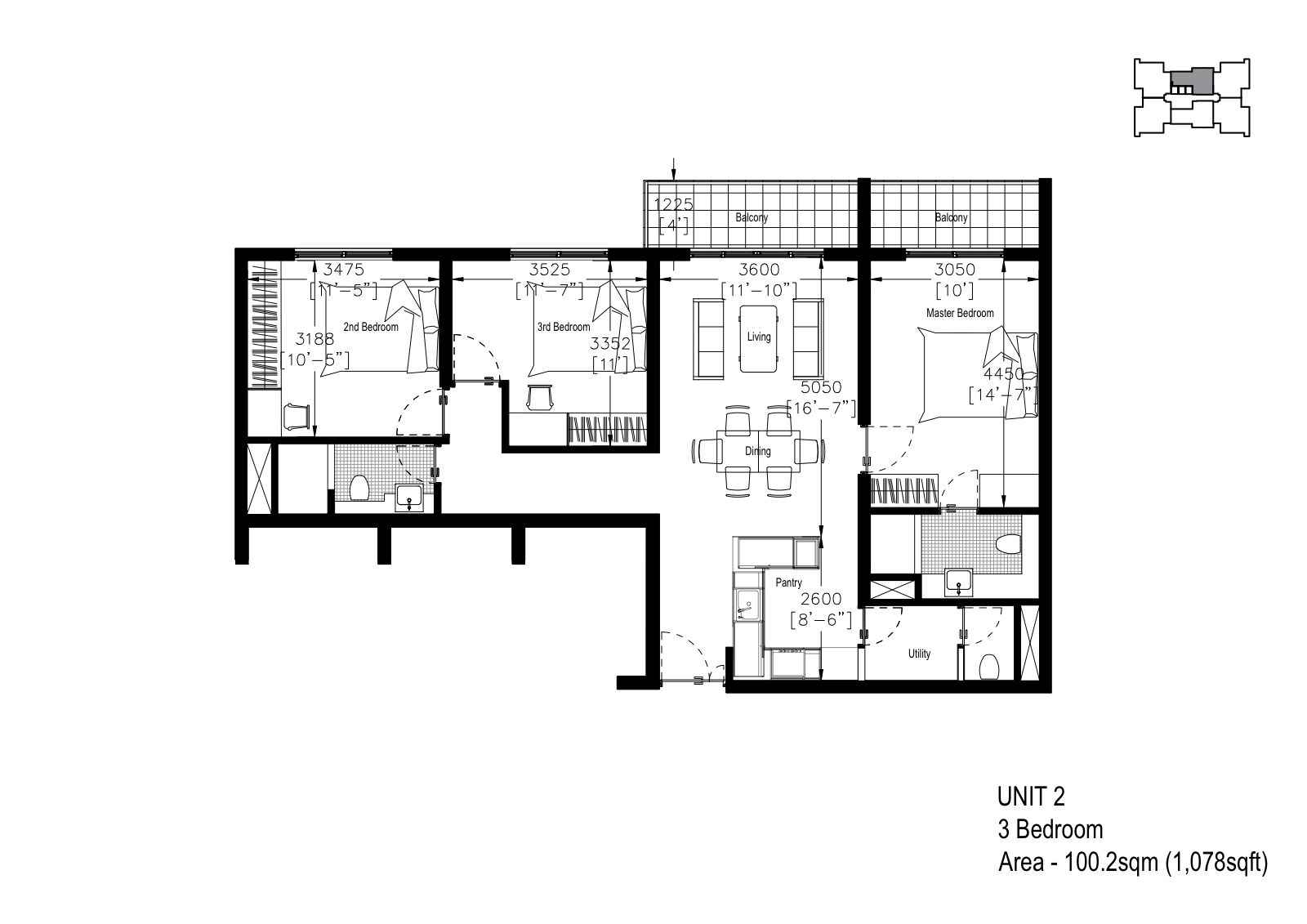 Unit 2 floor plan