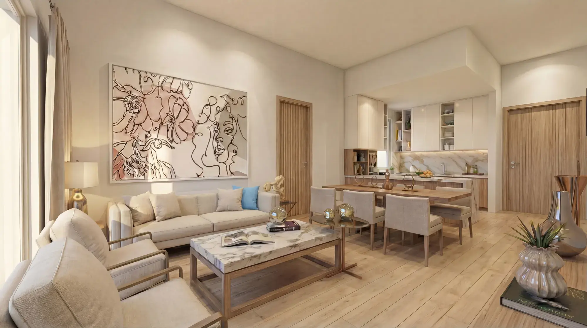 Bellevue Residencies interior